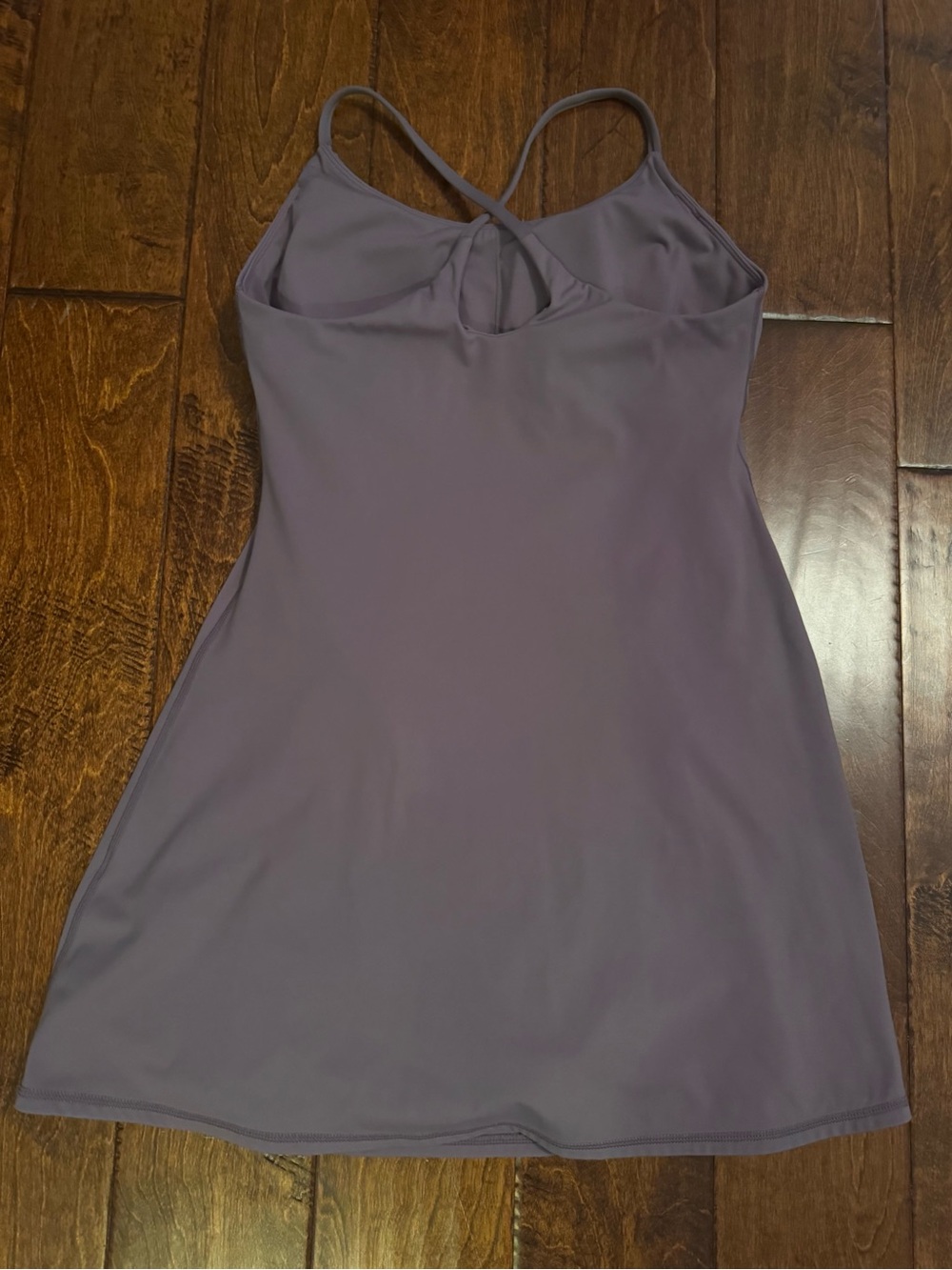 HALARA 2 in 1 Activity Dress Dusty Lavender Built in Bra & Shorts Small - Picture 4 of 7